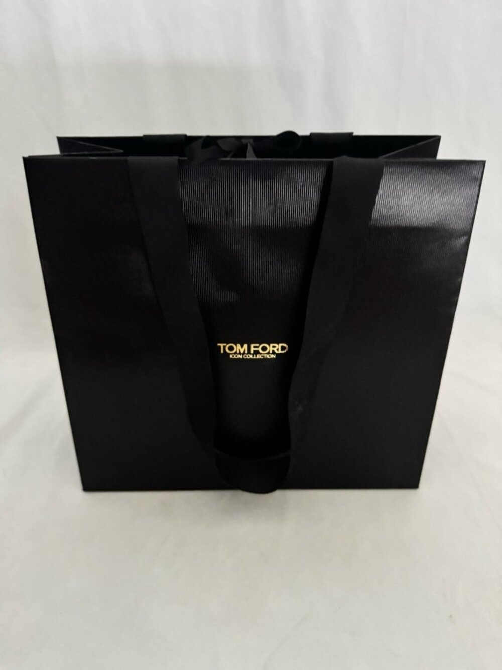 Tom Ford Reusable Paper Shopping Bag Gift Black 10" x 11" x 5"
